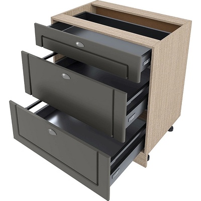 ИРИМ Долен кухненски шкаф Сити МФ-Цимент мат-06-55 80 см