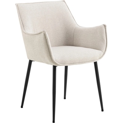 Actona Кремав тапициран трапезен стол Bonita - Actona (0000105592)