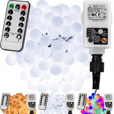Voltronic Párty LED osvětlení 5 m studená bílá 50 diod + ovladač