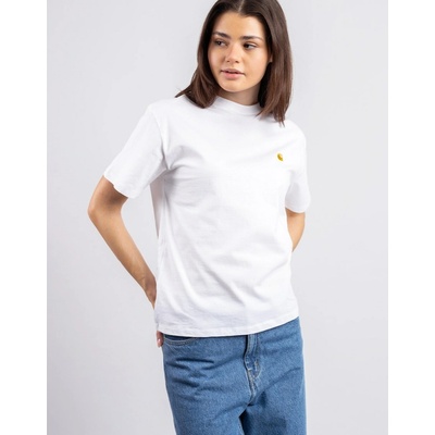 Carhartt WIP W' S S Chase T Shirt White Gold