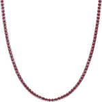 SAVICKI Тенис колие, бяло злато 585, рубини 5.840ct 3.0 мм 42 см