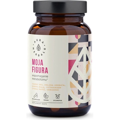 Aura Herbals Метаболизъм (Формула с черен бъз, зелен чай, бяла черница, йерба мате и бял равнец) 60 капсули | Aura Herbals (12270 AH)