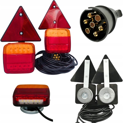 Světlo na přívěsný vozík LED BLOW 23-219 s kabelem a trojúhelníkem – Zboží Mobilmania