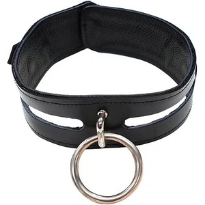 Rouge Leather Fashion Collar Black