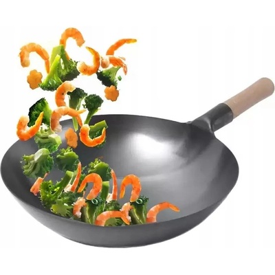 Pronett Wok pánev s dřevěnou rukojetí 30 cm