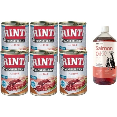 Rinti Kennerfleisch Junior hovädzie mäso 6 x 400 g