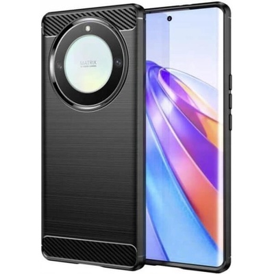 SES Ochranný silikónový obal karbón Honor Magic5 Pro - čierne