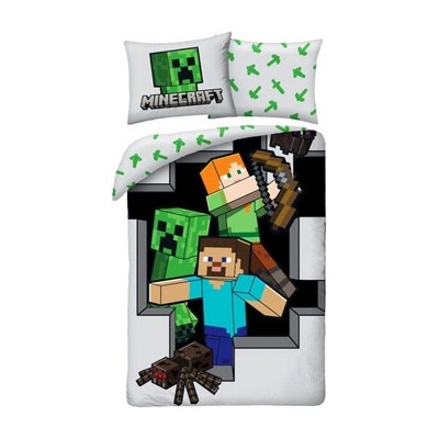 Halantex obliečky Minecraft MNC-946BL 140x200 70x90