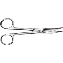 Celimed 6-0052-B nůžky zahnuté hrotnaté 14 cm