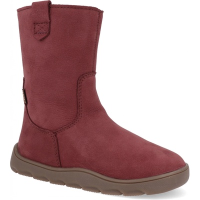 Froddo dívčí zimní barefoot kozačky ZERU TEX BOOT G3160242-4 červená