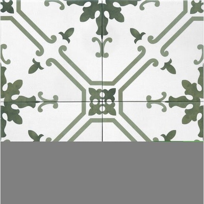 Tonalite Aquarel verde 15 x 15 cm AQUELEVE 0,5m²