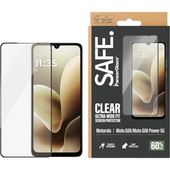 Panzer Стъклен протектор Safe за Motorola Moto G06/G06 Power, UWF, Прозрачен