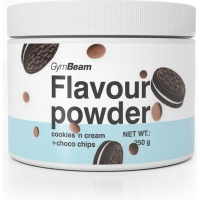 GymBeam Flavour 250 g cookies & cream a čokoládové kousky