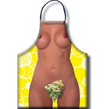 Готварска престилка, женско тяло и грозде - Grapes Apron (D-236763)