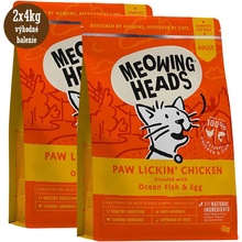 MEOWING HEADS Paw Lickin Chicken 2 x 4 kg