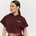 GymBeam Дамски суичър Relay Cropped Fig M