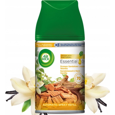 Air Wick Freshmatic Max náhradná náplň Vanilla&Sandalwood 250 ml