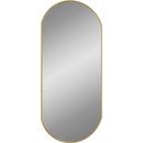 Image 1 of vidaXL Стенно огледало злато 80x35 см овално (348199)