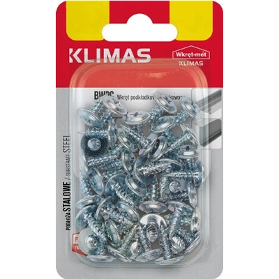 KLIMAS Skrutka samozávrtná s plochou hlavou BWPC (blister) BWPC-42013 (40ks/blister)