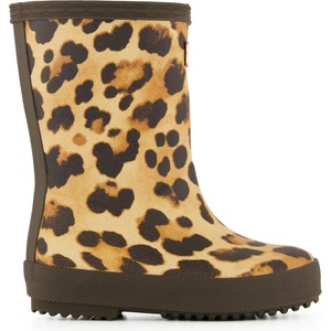 Hunter Boots Детски гумени ботуши Hunter Boots Kid's First Leopard Print Boot Wellington boots - Leopard Print / Chocolate Brown - размер 23 (EU) (731-0308-0113)