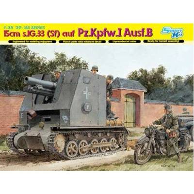 Dragon Models 15cm s.IG.33 Sf AUF Pz.Kpfw.I Ausf.B SMART KIT 6259 1:35