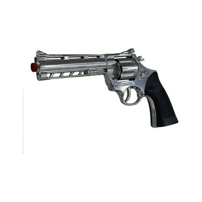 Hafotoys kovový kapslový revolver strieborný