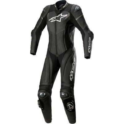 jednodílná kombinéza Alpinestars STELLA GP PLUS 2 černá/bílá/metalická šedá