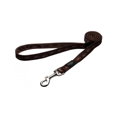 Rogz Alpinist Fixed Lead Large - Повод за кучета 2.0 см. /-1, 4 м. кафяв шоколад