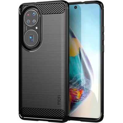 GKK Противоударен Калъф за Huawei P50 Pro, Premium Carbon Case, Черен (695172103590)