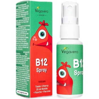 Vegavero B12 Spray Junior 5 mcg | with Cyanocobalamin & Methylcobalamin [25 мл]