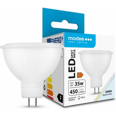 Modee Lighting LED Spot žiarovka 5W GU5.3 / MR16 studená biela ML-MR166000K5WN