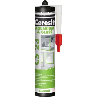 CERESIT CS 23 Glass Silikón na sklo 300g čierny