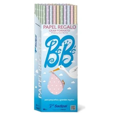 Fabriano Опаковъчна хартия Ribbed Craft BB, 50 g/m2, 1 х 2 m, асорти (11275)