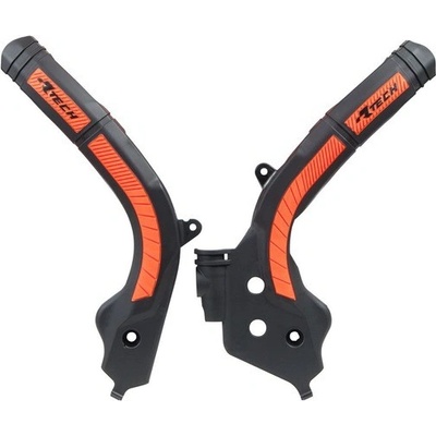 Rtech protektory rámu KTM sada černo-oranžové