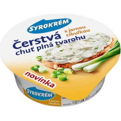 Syrokrém čerstvá chuť s jarnou cibuľkou 80 g