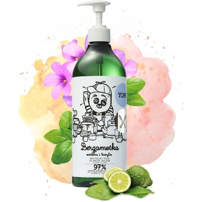 Yope Tekutý prostriedok na umývanie riadu Bergamotka Verbena a Bazalka 750 ml