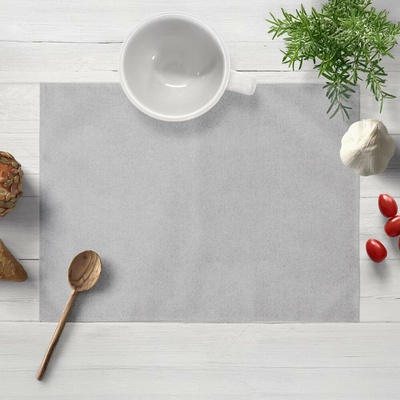 Biante Prostírání imitace broušené kůže Alcantara ALC-020 Světlé béžovošedé 30x40 cm
