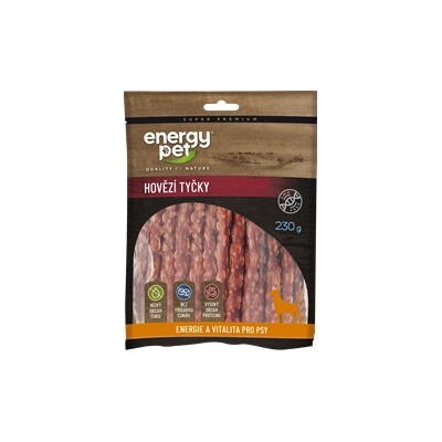 Energy Pet hovädzie tyčky penové 230 g