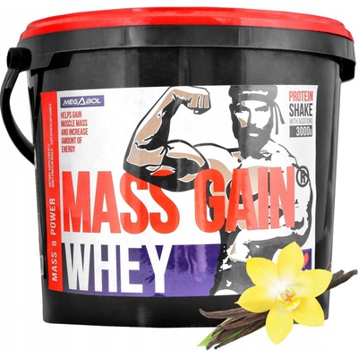 Megabol Whey Mass Gain 3000 g – Zboží Dáma