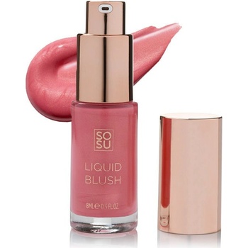 SOSU Cosmetics Liquid Blush tekutá lícenka Rose Radiance 8 ml