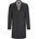 Boss Men's Hyde Tailored Fit Long Formal Coat - Grey