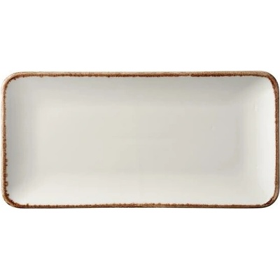 FINE DINE Obdĺžnikový tanier 300x150 mm, krémový Earth Colours Vanilla