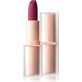 Revolution Beauty Lip Allure Soft Satin Lipstick Кремообразно червило със сатенено покритие цвят Berry Boss 3, 2 гр