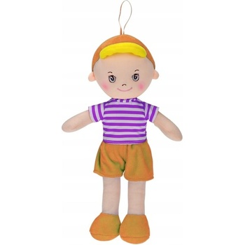 Mikro Trading Panáček Pepík hadrový na baterie polsky mluvící 3 barvy 0m+ 32 cm