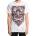 AFFLICTION Мъжка тениска affliction - dissident - white/lt. grey crystal wash - a28446-wlgs