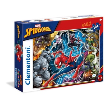 Clementoni Пъзел Clementoni - Spiderman, 104 части XXL (62302) (c23716) (c23716)