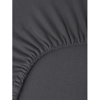 MKLozkoviny.sk Jersey plachta Classic tmavo sivá 180x200