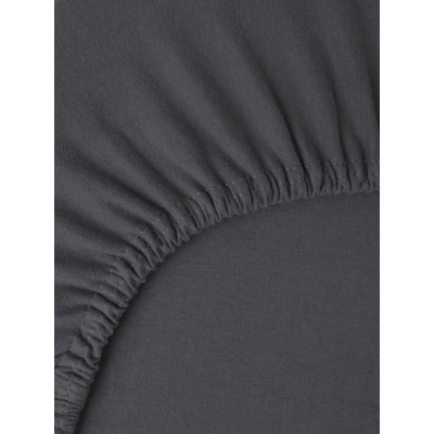 MKLozkoviny.sk Jersey plachta Classic tmavo sivá 180x200