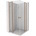 Mexen Mist Duo сгъваема душ кабина 80 x 80 cm, прозрачна, четкана мед - 8A4-080-080-65-00 (8A4-080-080-65-00)