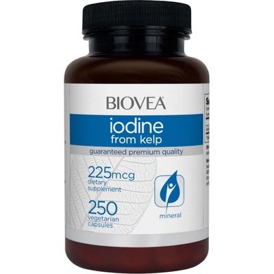 BIOVEA Iodine Kelp 225 mcg [250 капсули]